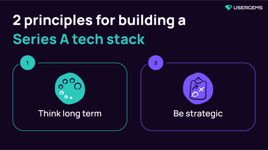principles to bear in mind when building a tech stack