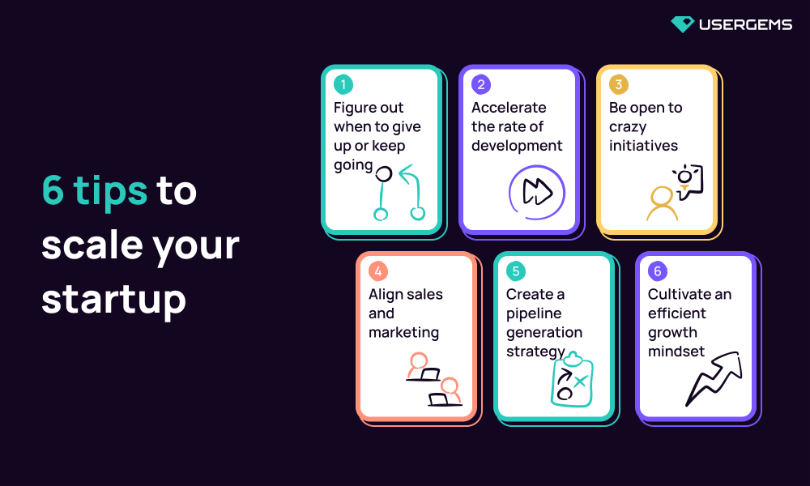 6 practical tips for scalable startup growth