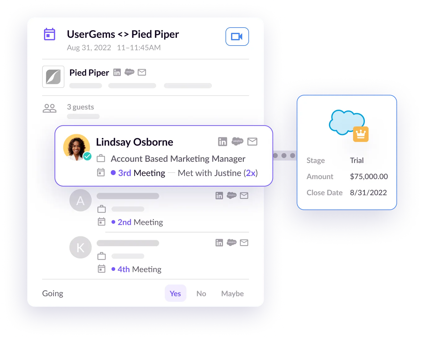 UserGems Meeting Assistant