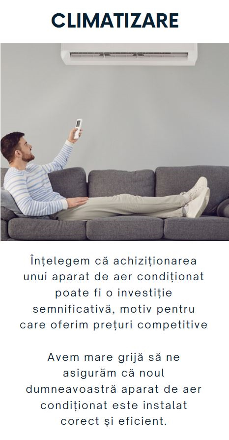Intelegem ca achizitionarea unui aparat de aer conditionat poate fi o investiție semnificativa, motiv pentru care oferim preturi competitive