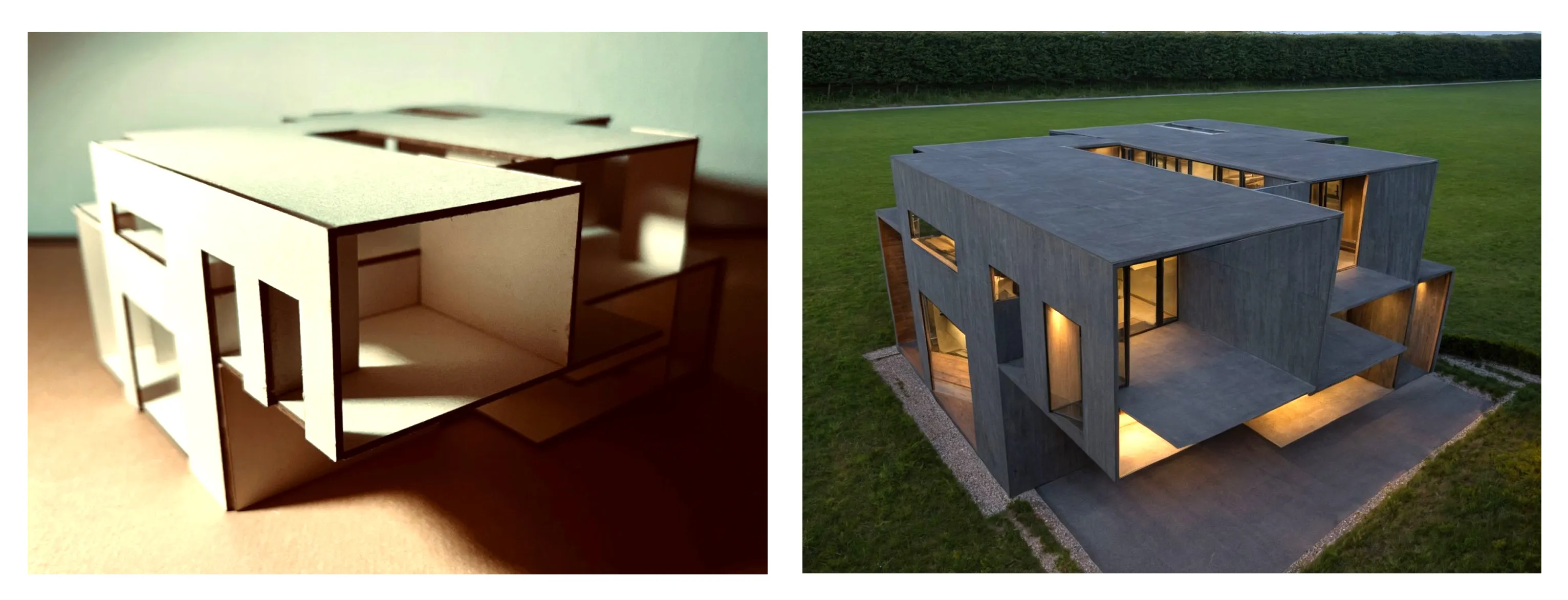Physical model to AI render.