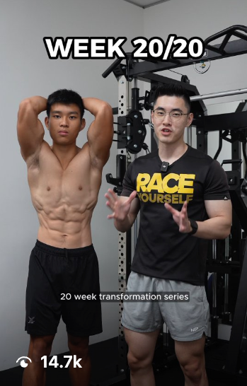 Strength Corp client at week 20 of a transformation series