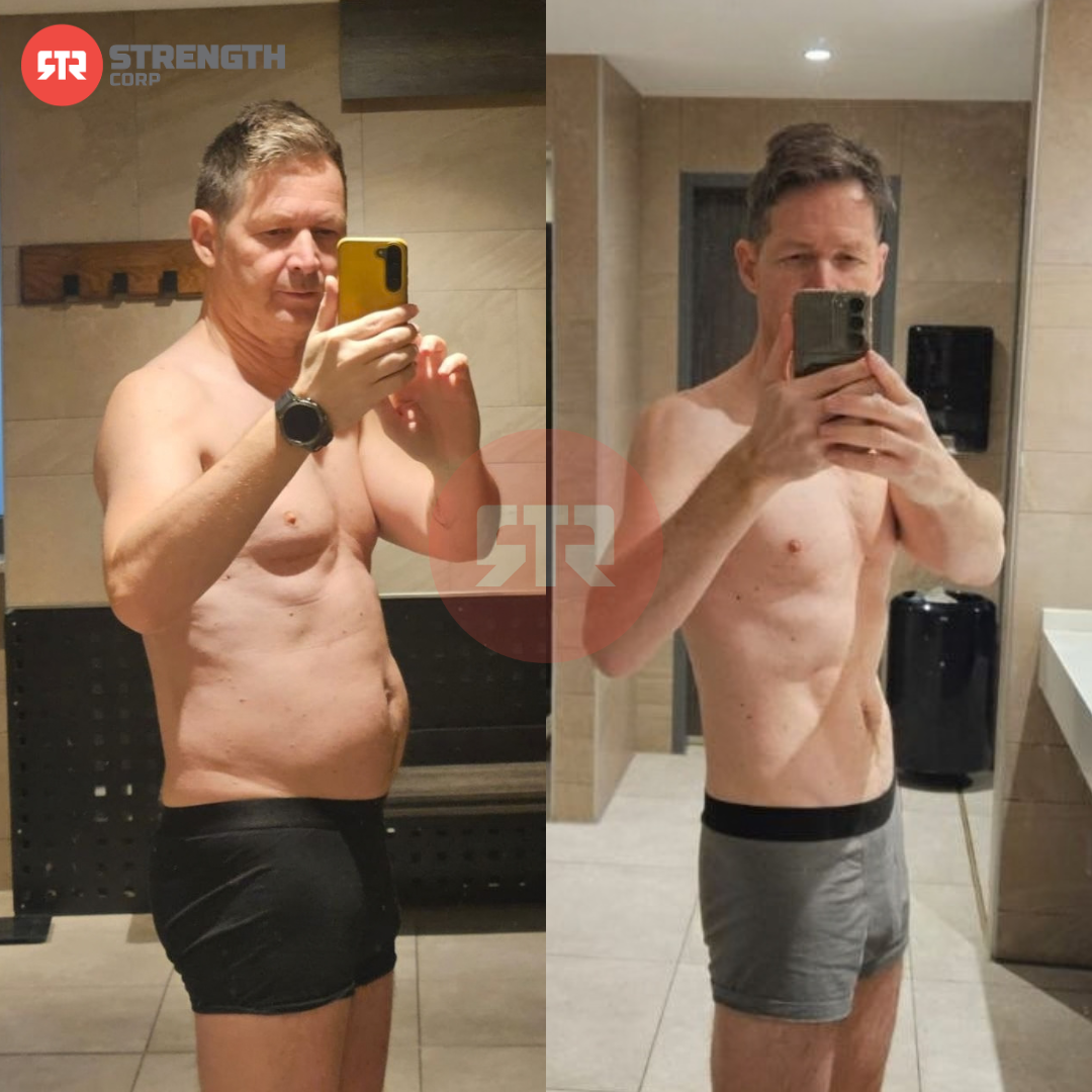 Markus's Strength Corp fat loss transformation