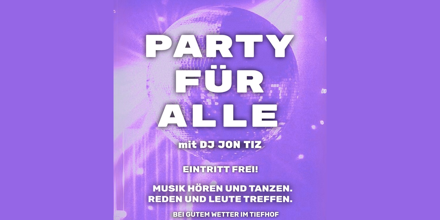 Plakat: Party für alle