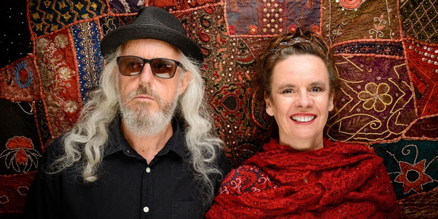 Portrait von Nessi Tausendschön und ihrem Gitarristen William Mackenzie.