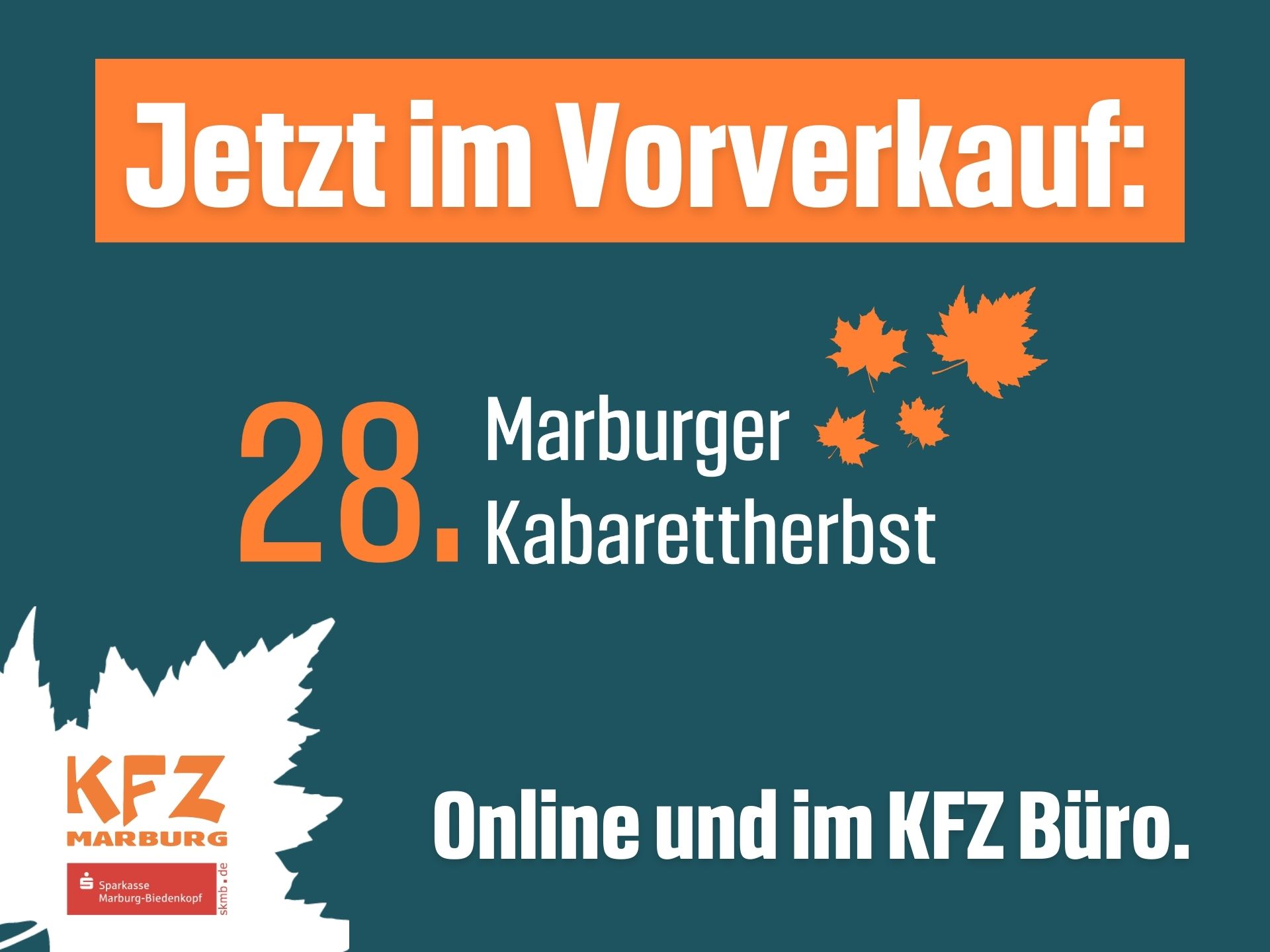 29. Marburger Kabarettherbst Logo