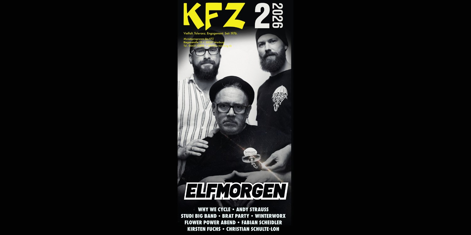 Titelbild des Programm-Flyers mit Elfmorgen