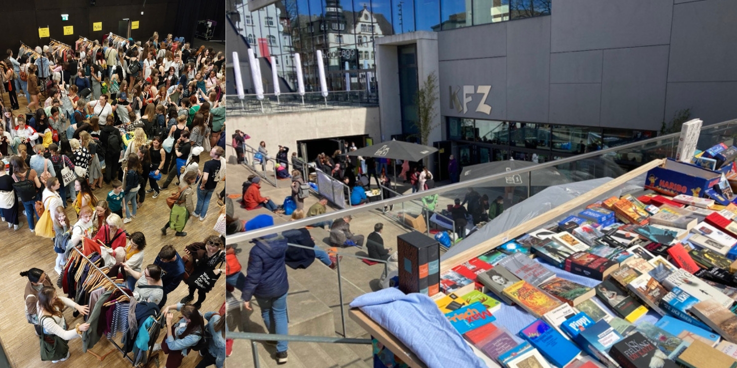 Foto von der letzten Kleidertauschparty.