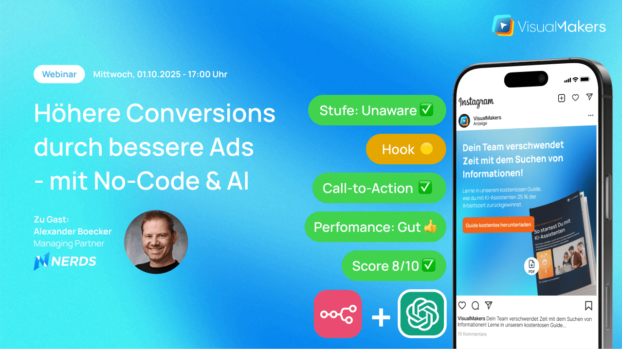 Bessere Ads mit No-Code und AI