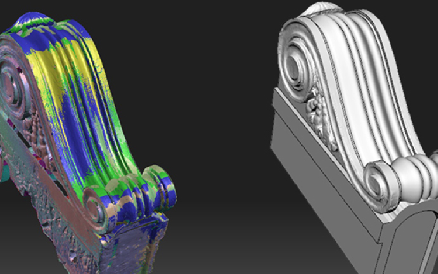 Photogrammetry scan vs 3D model