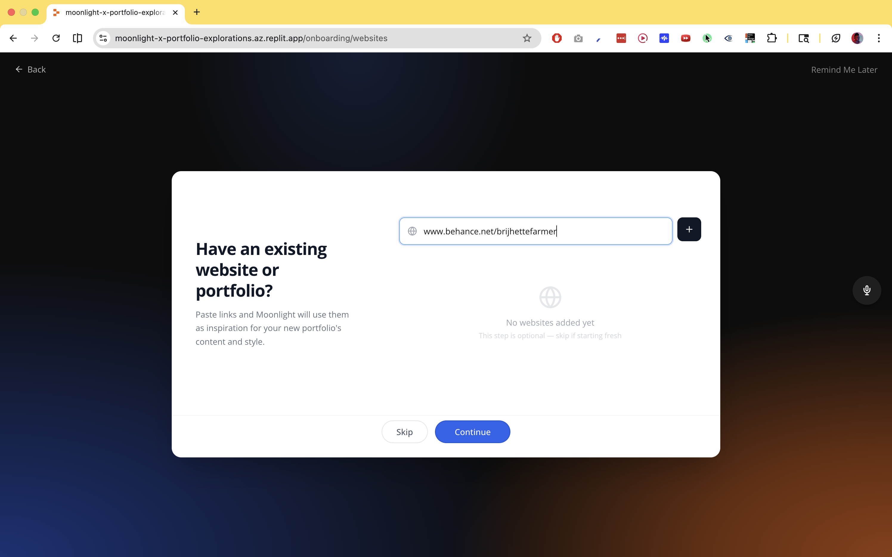Bringing in links from around the web to seed the portfolio.