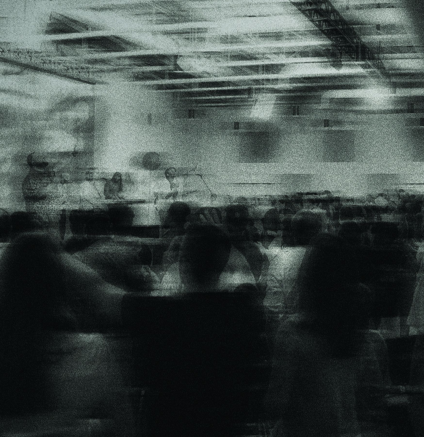 A church gathered in worship
