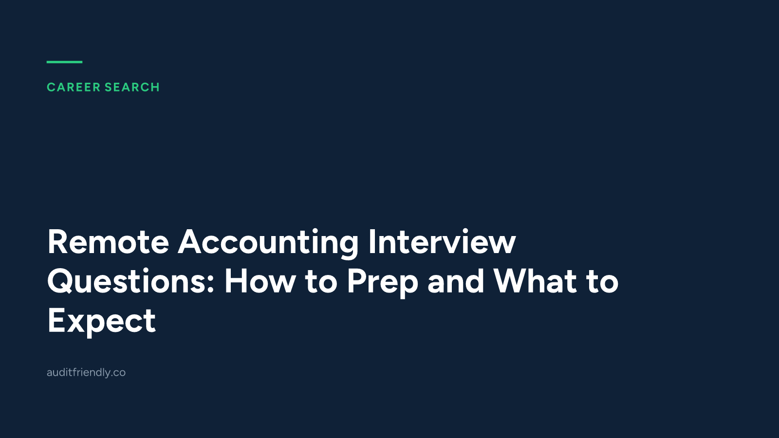 Remote Accounting Interview Questions: How to Prep and What to Expect