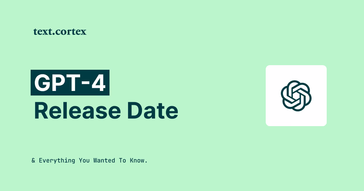 gpt-4 release date