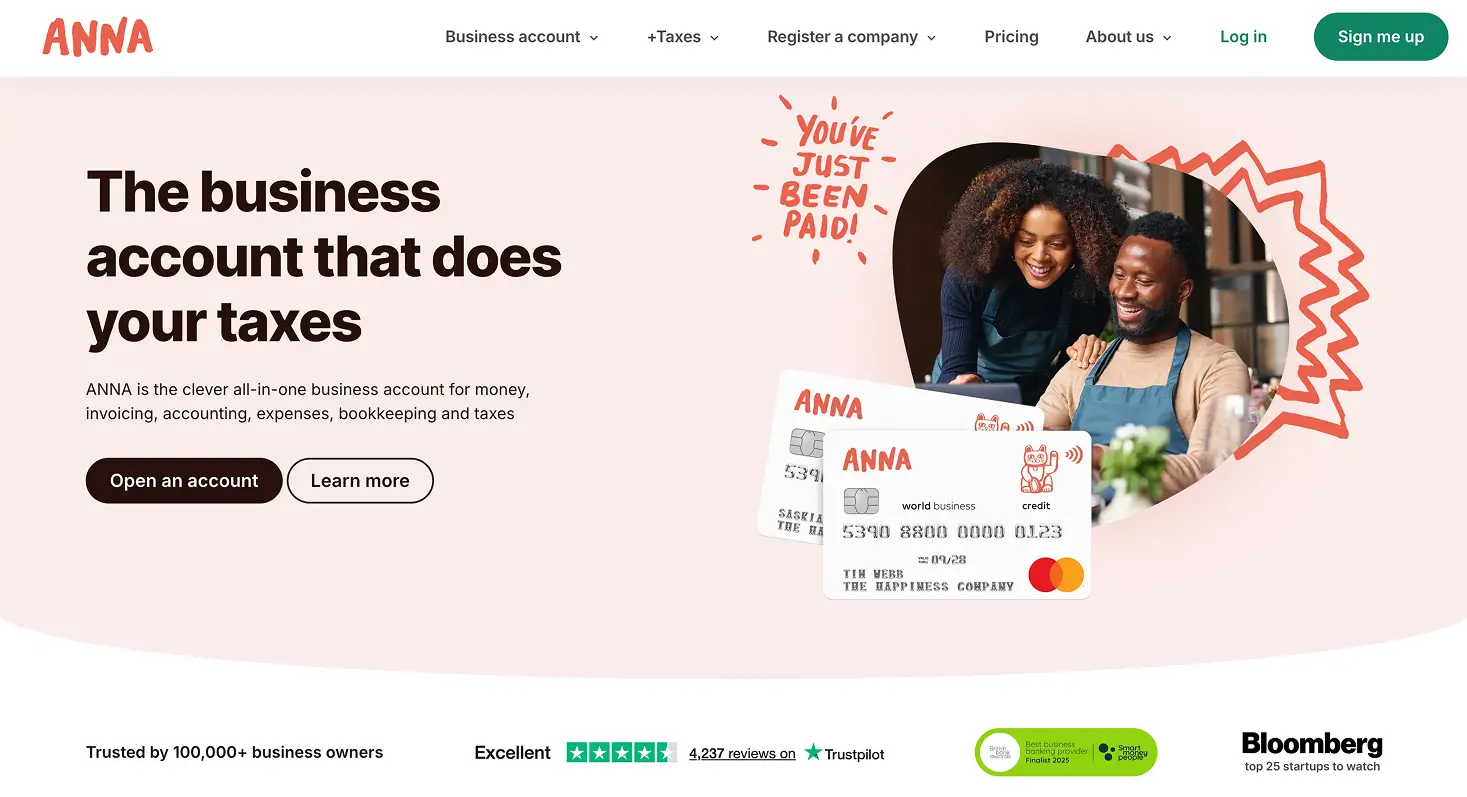 anna home page