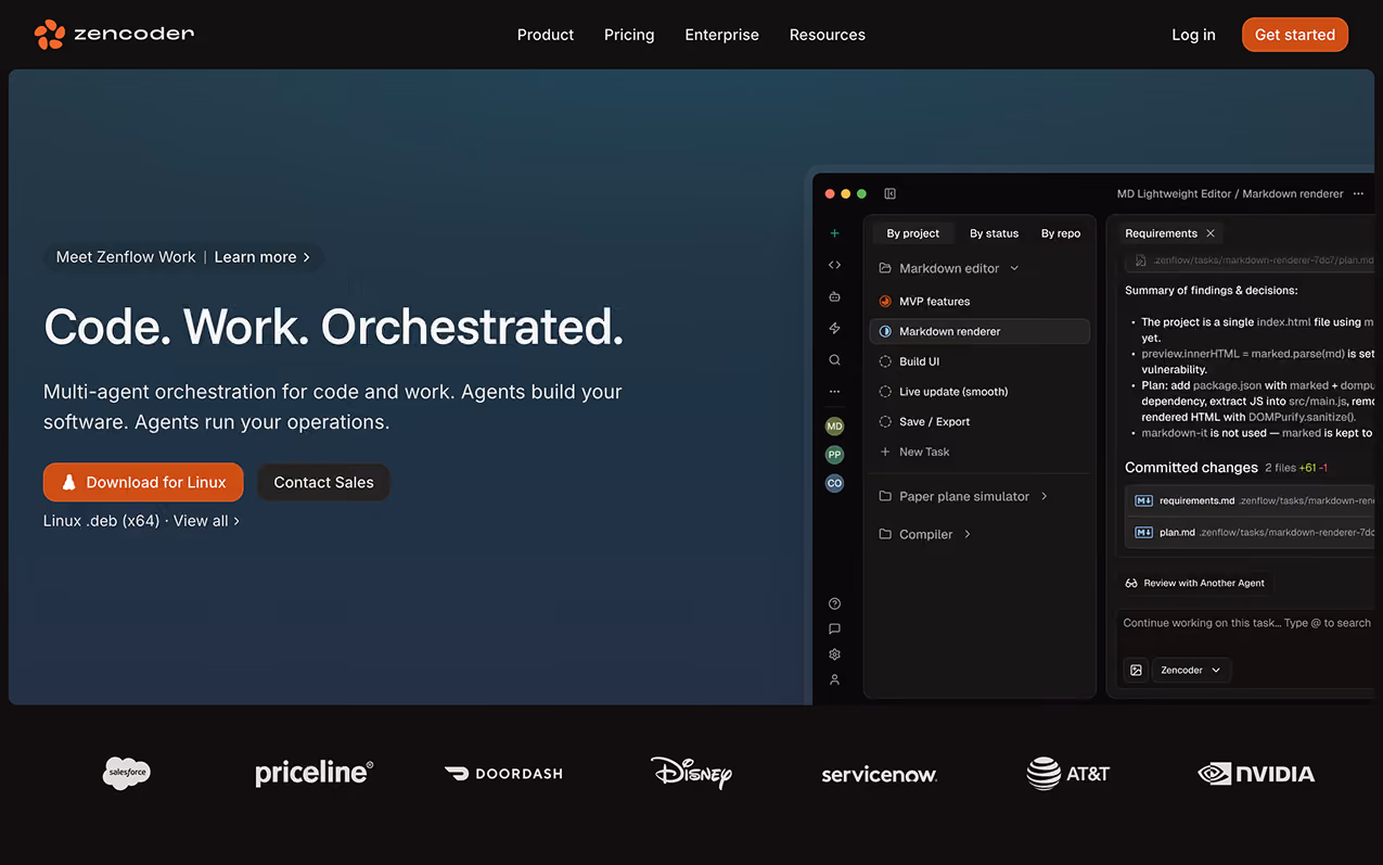zencoder home page