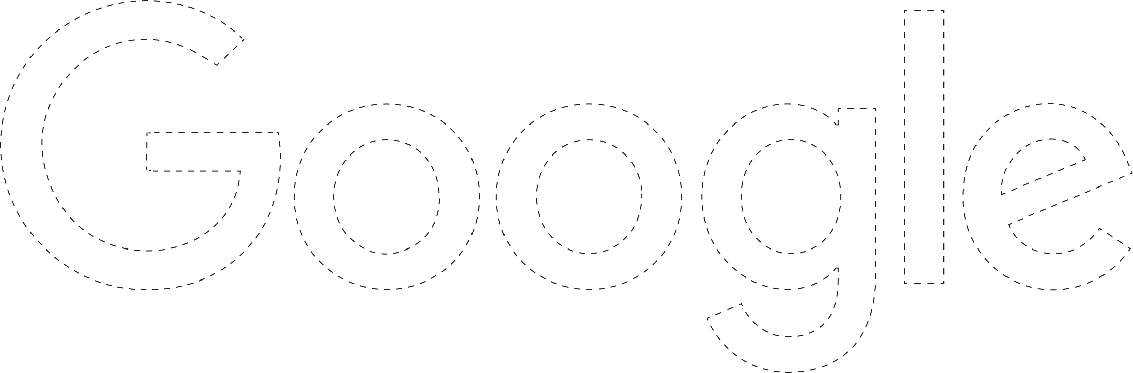 google white logo hover
