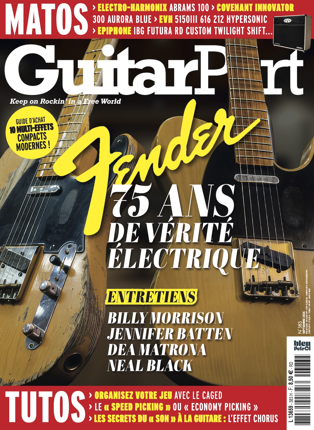 Couverture magazine 349 guitar part