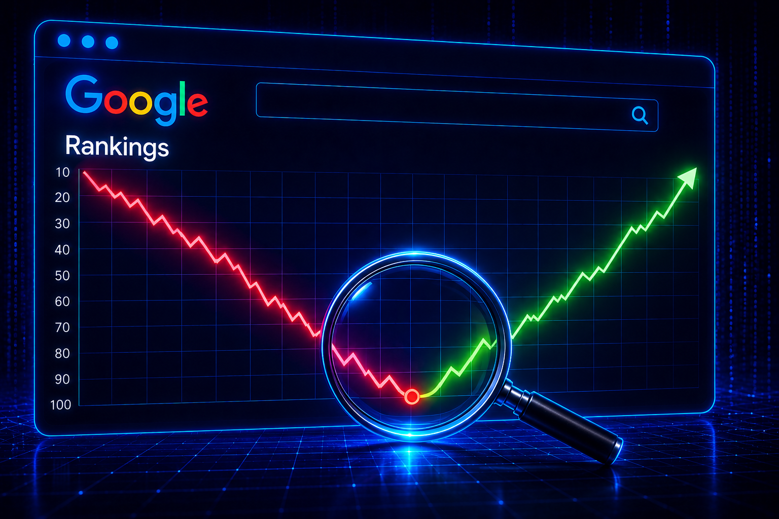 Google Rankings eingebrochen – was tun? Ursachen erkennen und verlorene Sichtbarkeit gezielt zurückholen