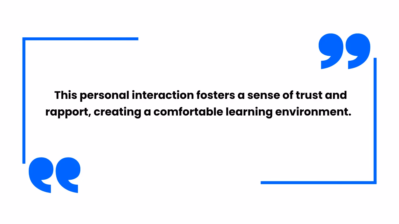 in-person tutoring quote