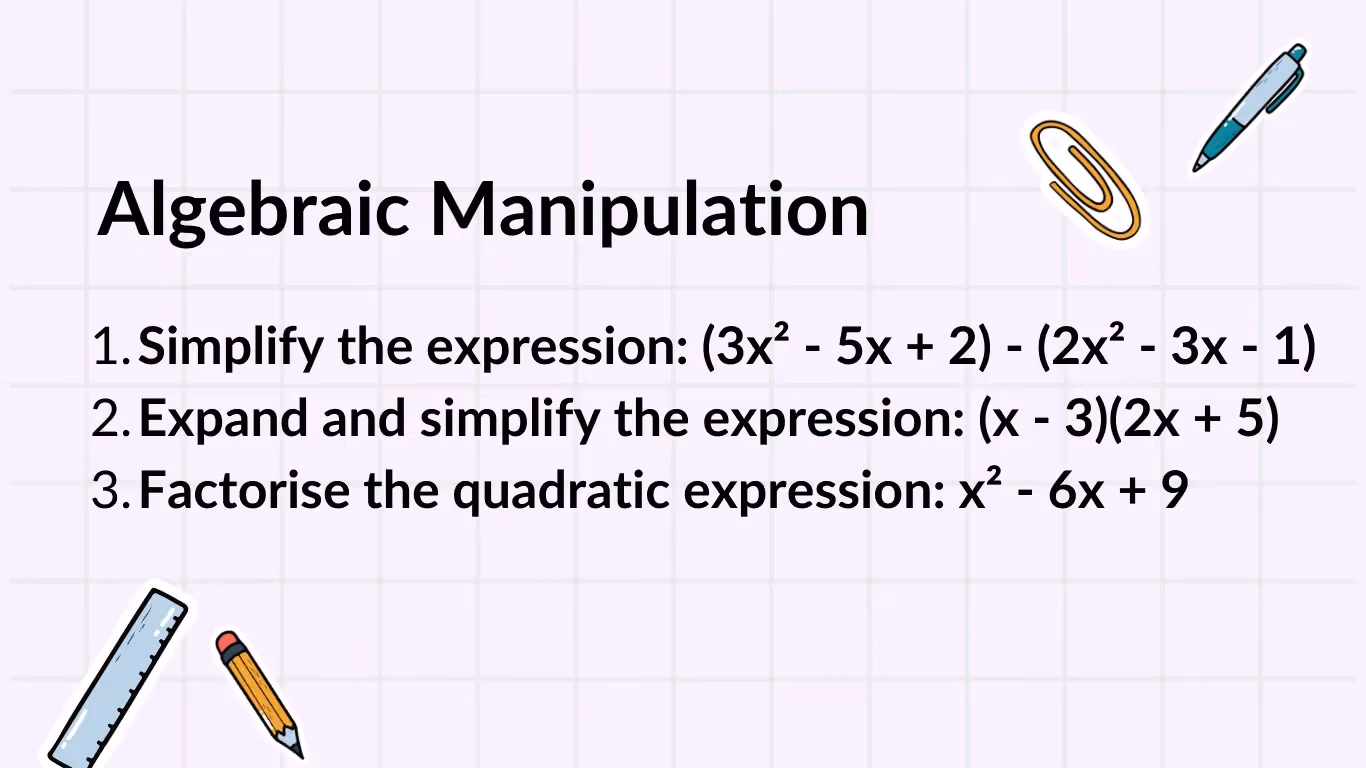 algebraic manipulation