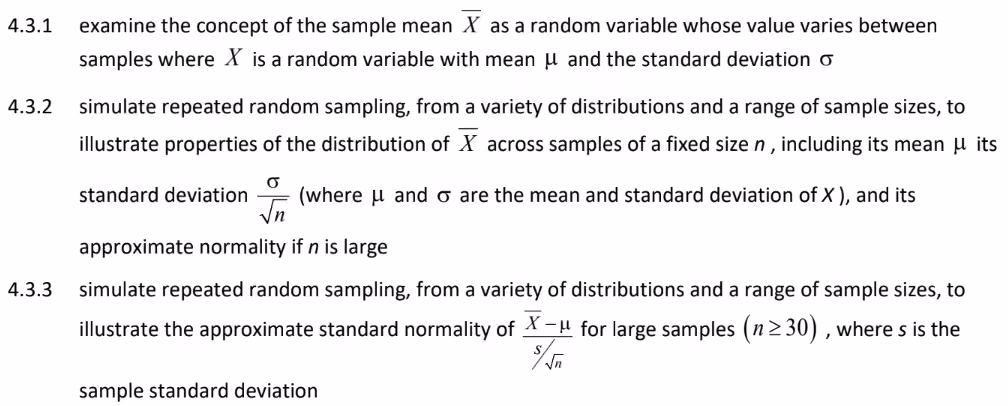 Sample means