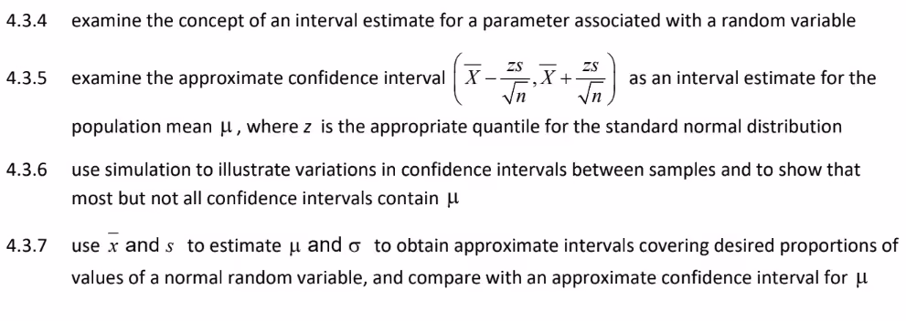Confidence intervals for means