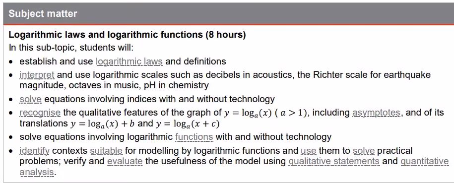 The logarithmic function 2