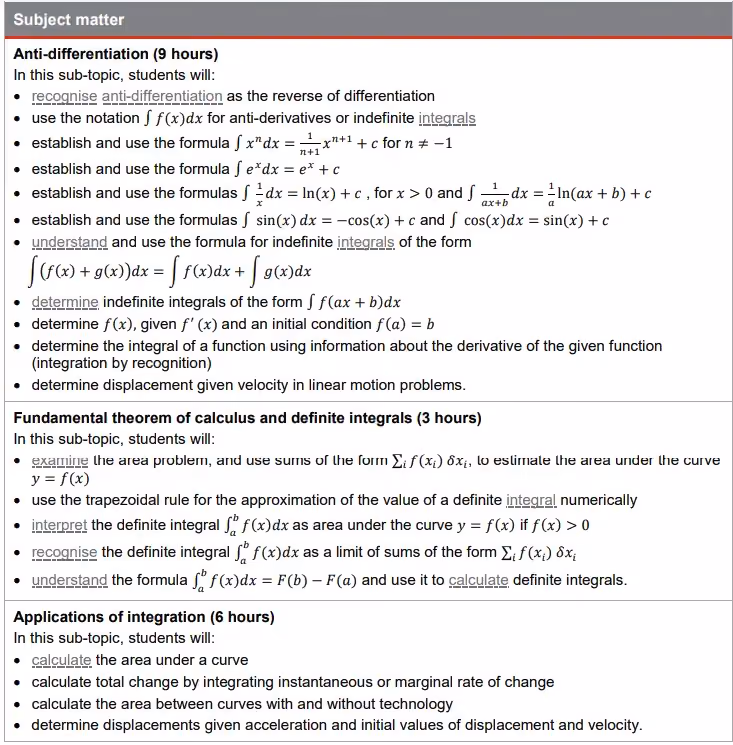 Topic 3: Integrals