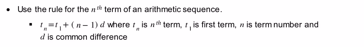 The arithmetic sequence