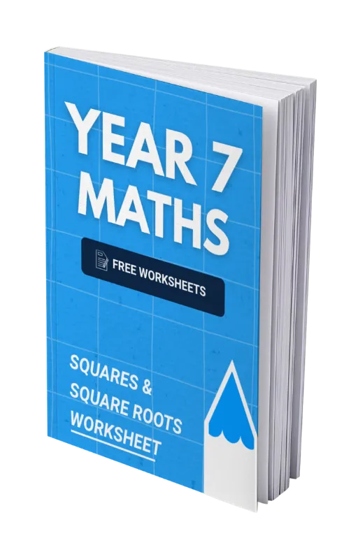 Year 7 Maths - Squares & Square Roots Worksheet