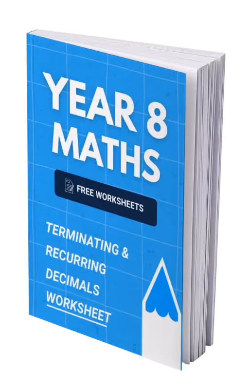 Year 8 Maths - Terminating & Recurring Decimals Worksheet