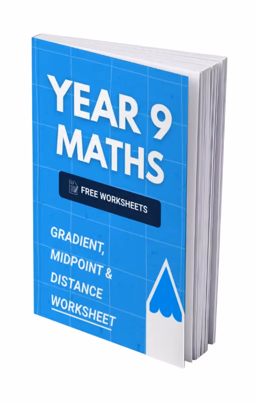 Year 9 Maths - Gradient, Midpoint & Distance Worksheet