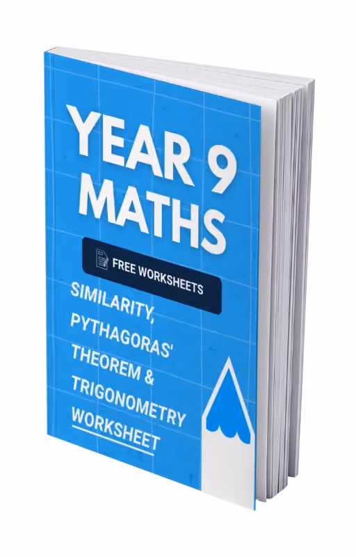 Year 9 Maths - Similarity, Pythagoras' Theorem & Trigonometry Worksheet