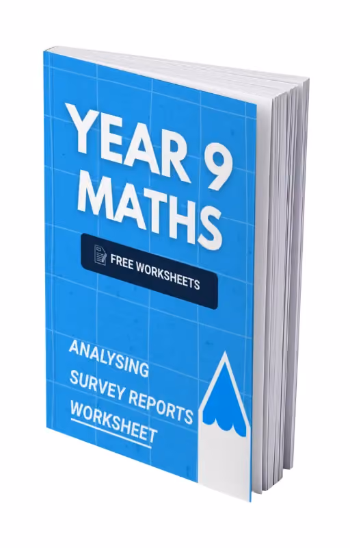 Year 9 Maths - Analysing Survey Reports Worksheet