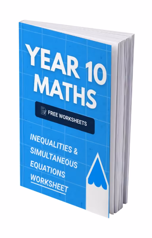 Year 10 Maths - Inequalities & Simultaneous Equations Worksheet
