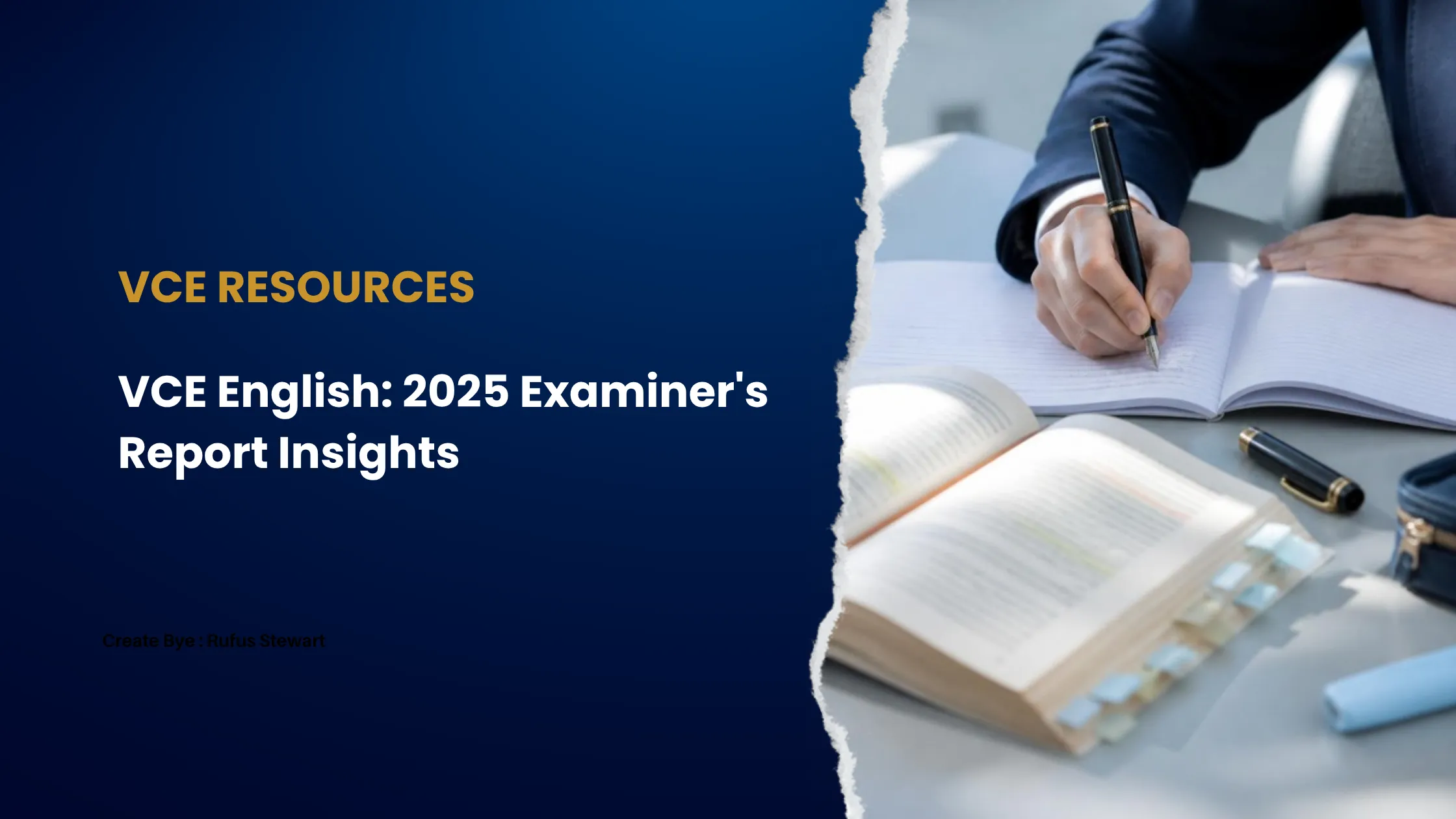 How to Ace VCE English: Insights from the 2025 Examiner's Report blog cover