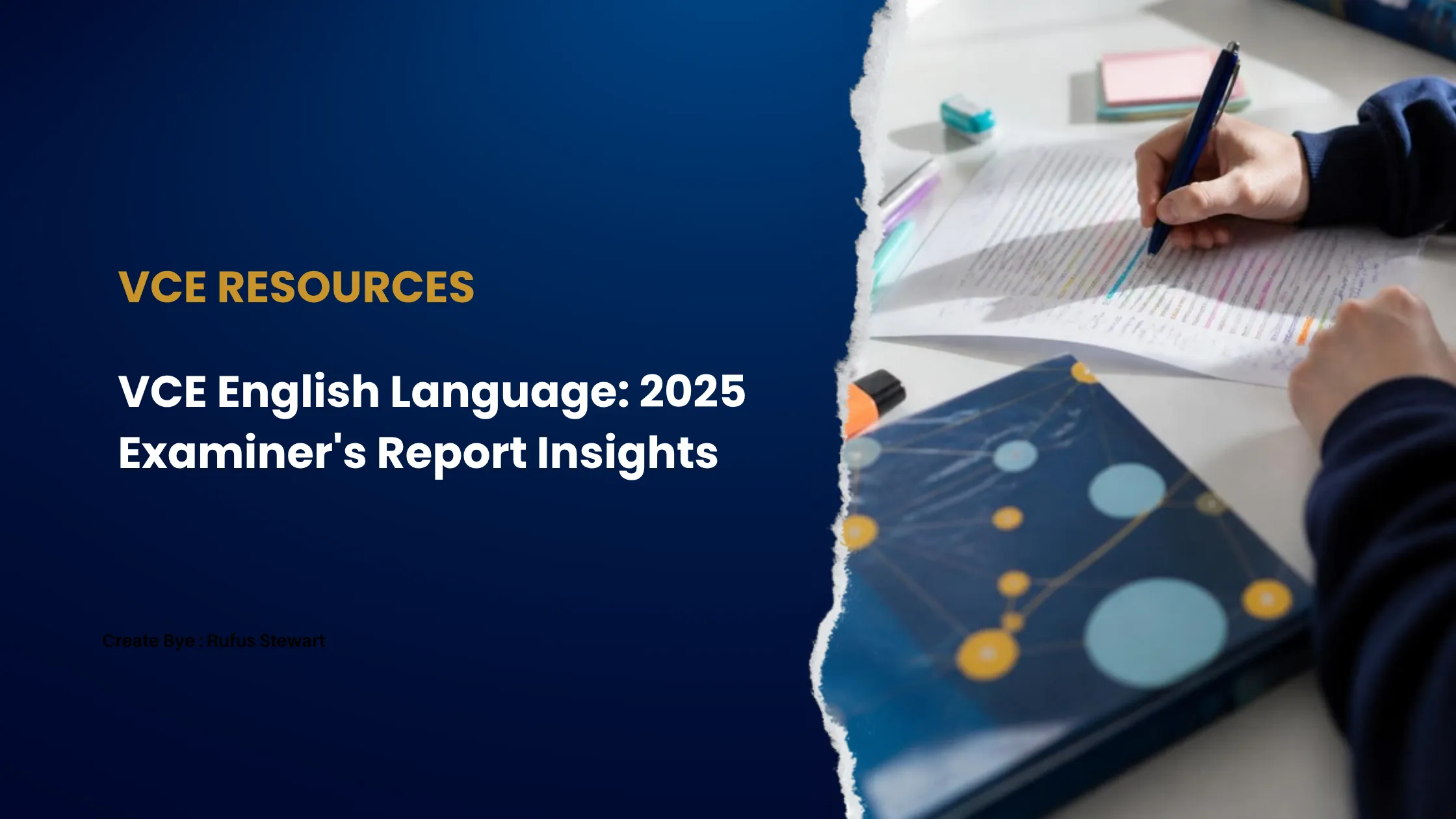 How to Ace VCE English Language: Insights from the 2025 Examiner's Report blog cover