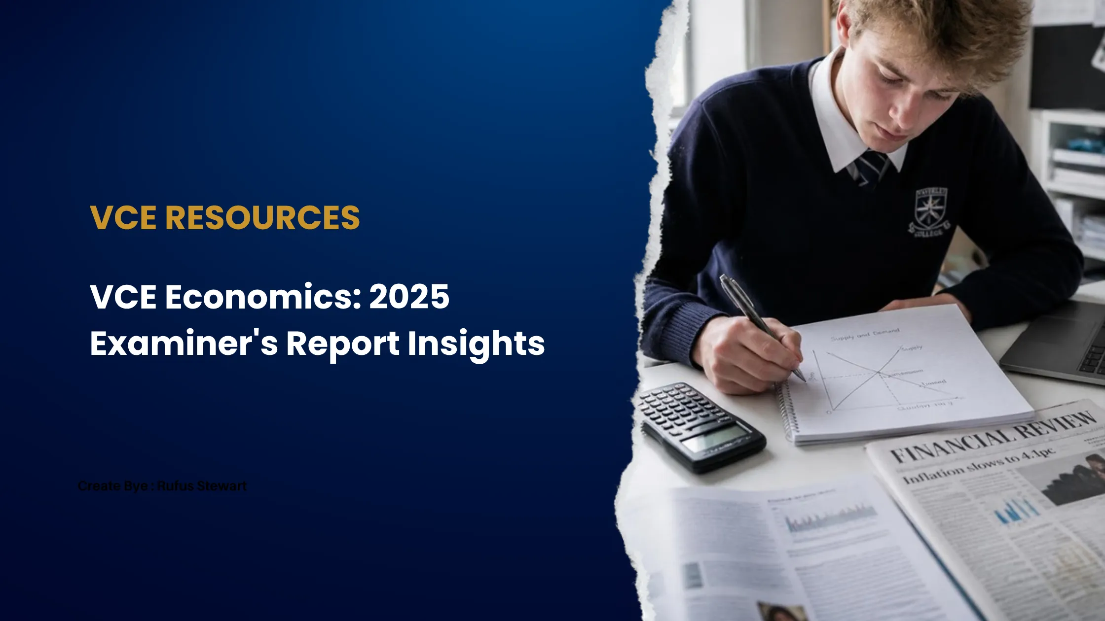How to Ace VCE Economics: Insights from the 2025 Examiner's Report blog cover