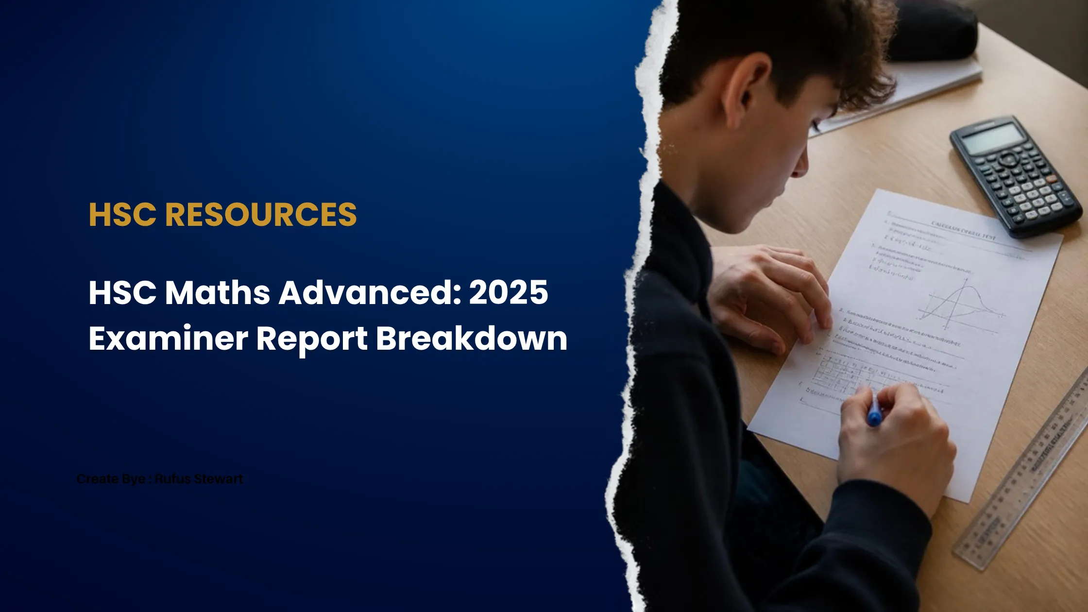 How to Improve Your HSC Maths Advanced Score: 2025 Examiner Report Breakdown blog cover
