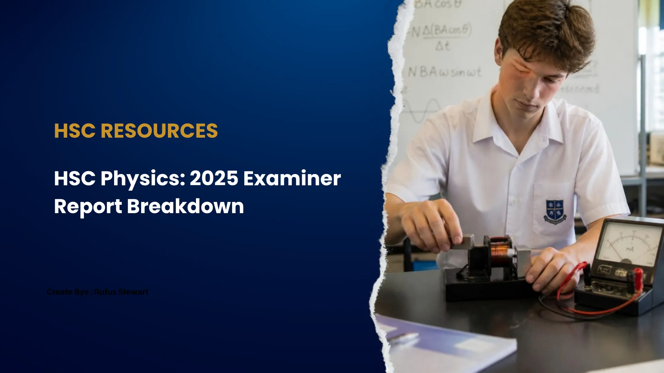 How to Improve Your HSC Physics Score: 2025 Examiner Report Breakdown blog cover