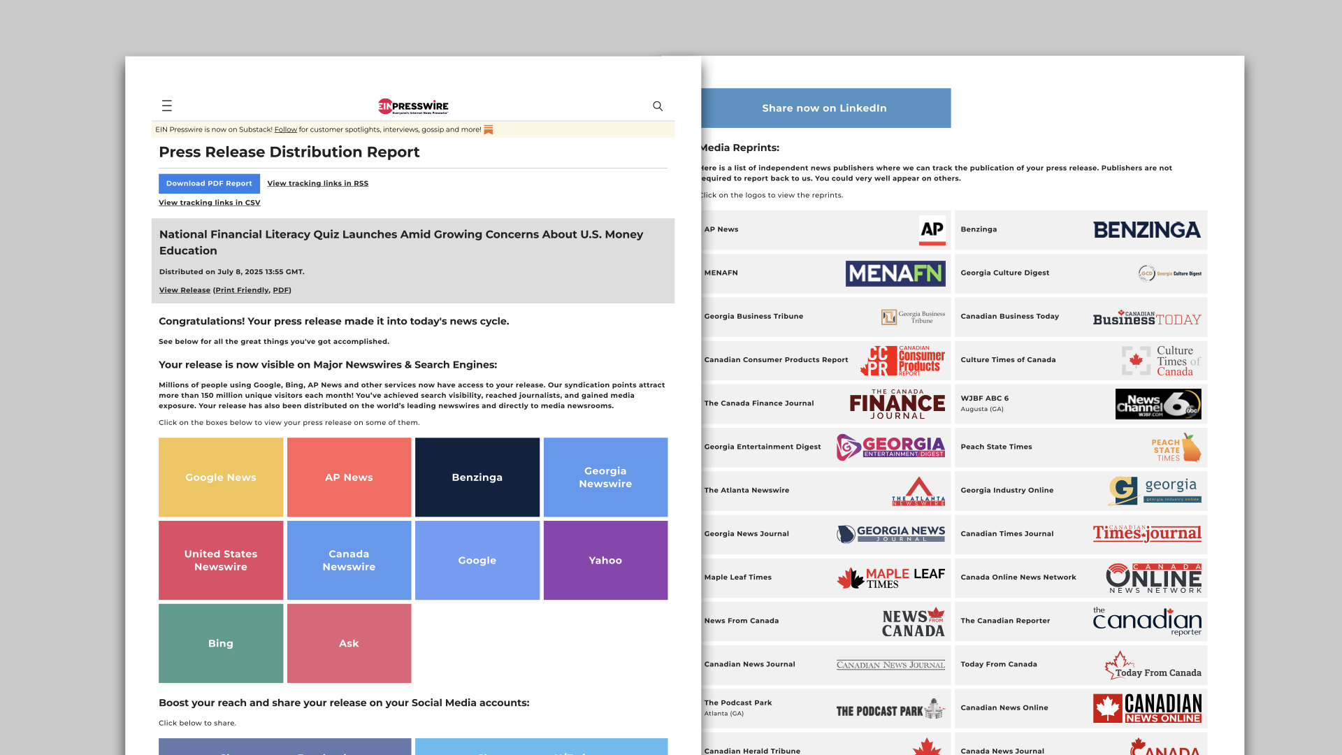 FLQ Featured in National Media: Full Press Report