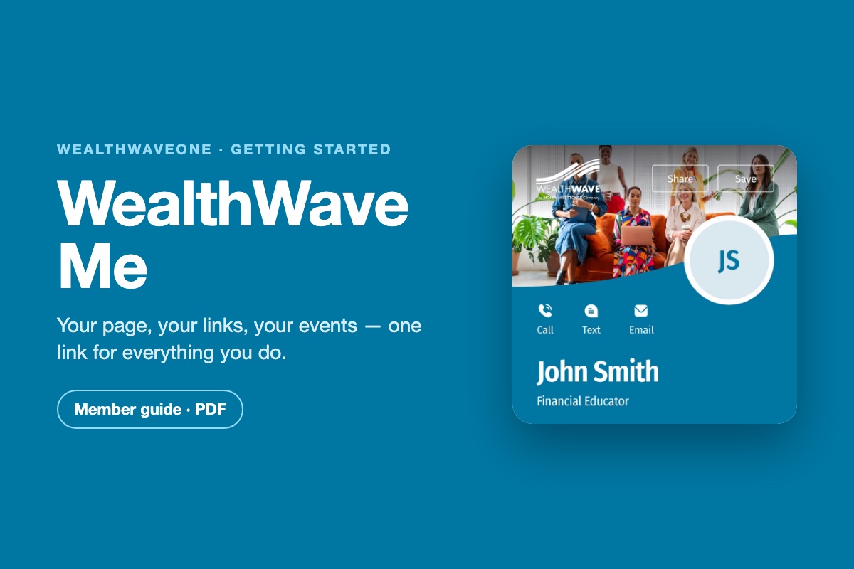 WealthWave Me — Getting Started Guide