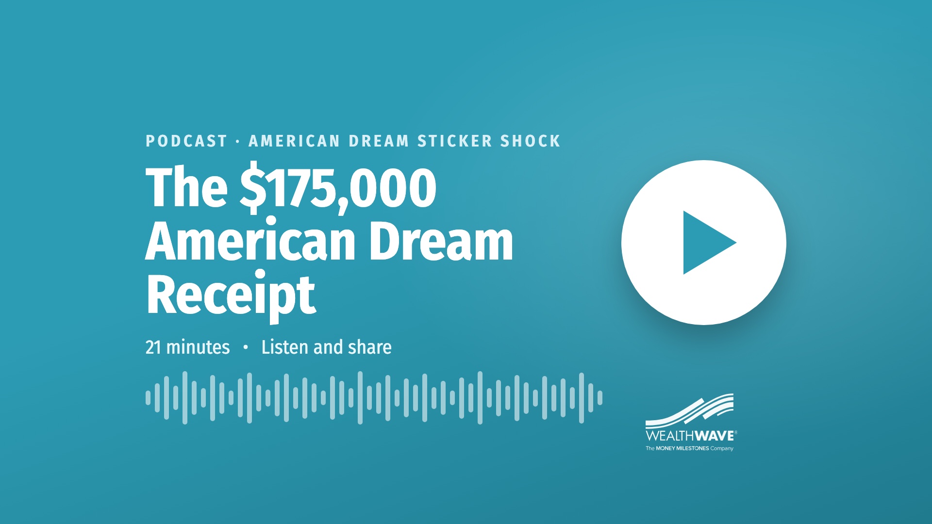 Der Podcast „Der amerikanische Traumbeleg über 175.000 Dollar“
