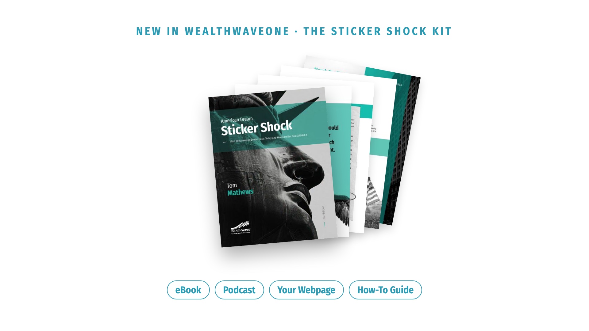 Das „American Dream Sticker Shock“-Kit: E-Book, Podcast, Ihre Webseite und Anleitung