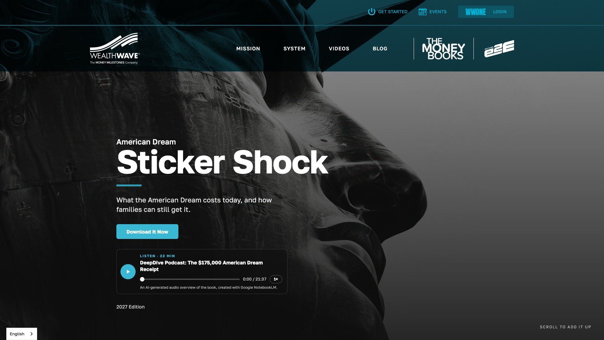 Sticker Shock webpage