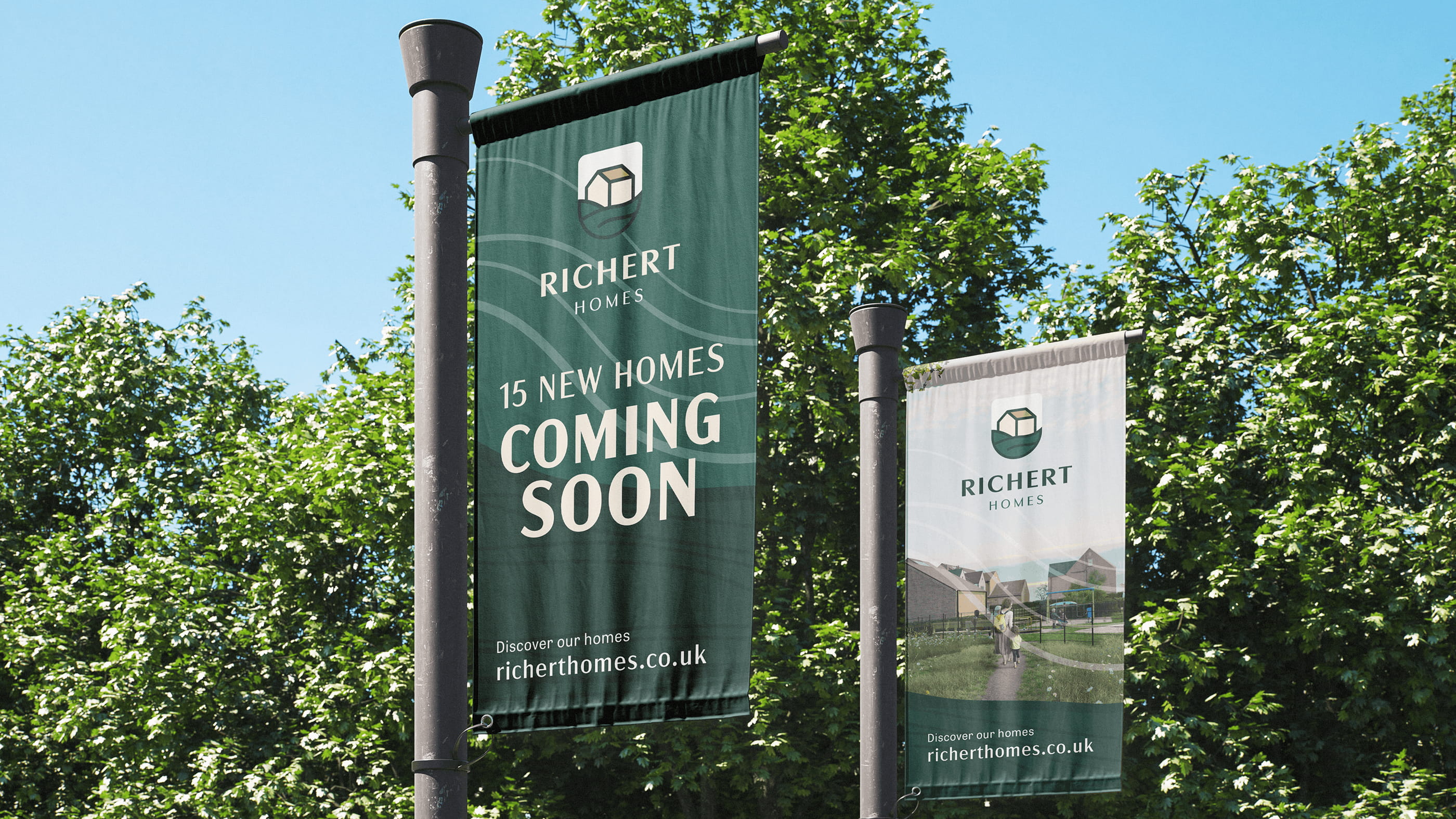 Richert Homes Rebrand, Website & Development Marketing