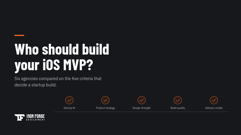 Five criteria for choosing an iOS app development agency