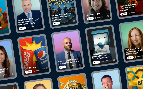 Grid of LumiQ episode cards