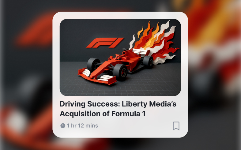 Episode cover for "Driving Success: Liberty Media's Acquisition of Formula 1"